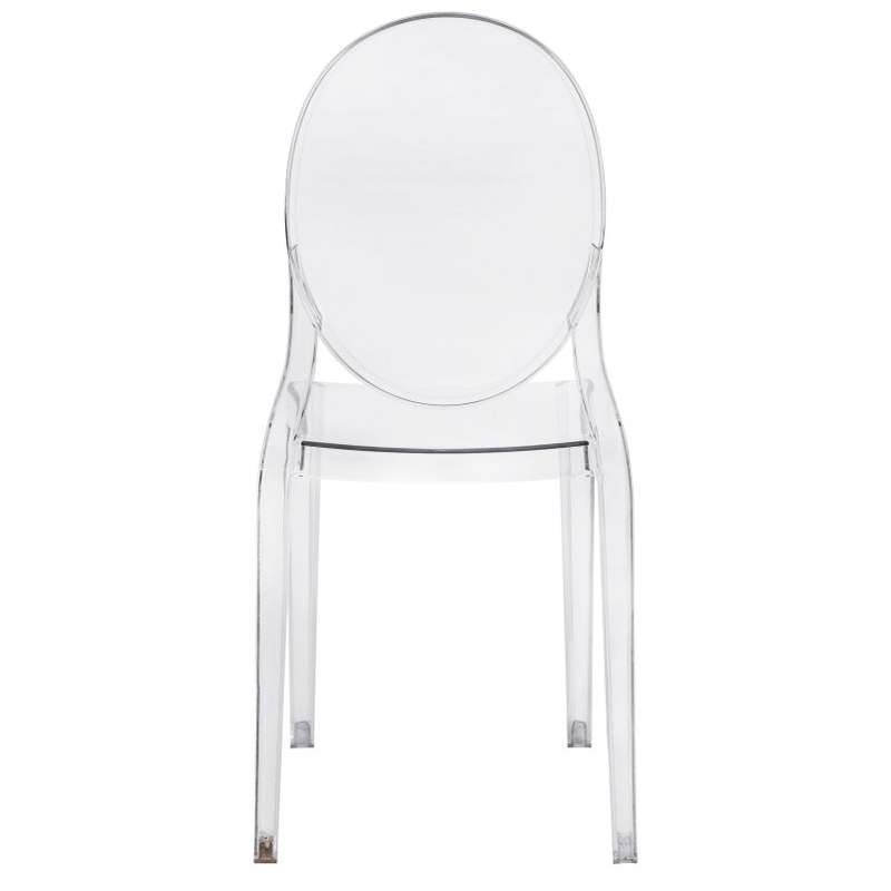 High Quality Ghost Chair No Armrest-Crystal Clear