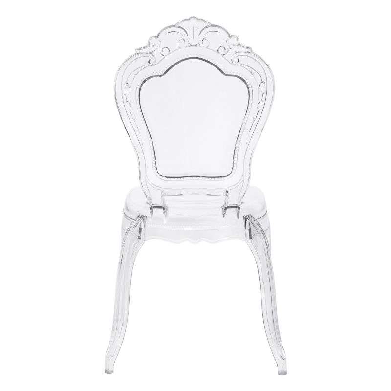 Bella Chair No Armrest-Clear