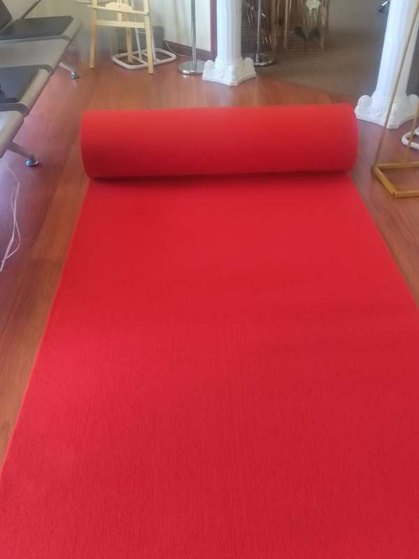 Econo Aisle Runner Carpet 1.2m Width Red