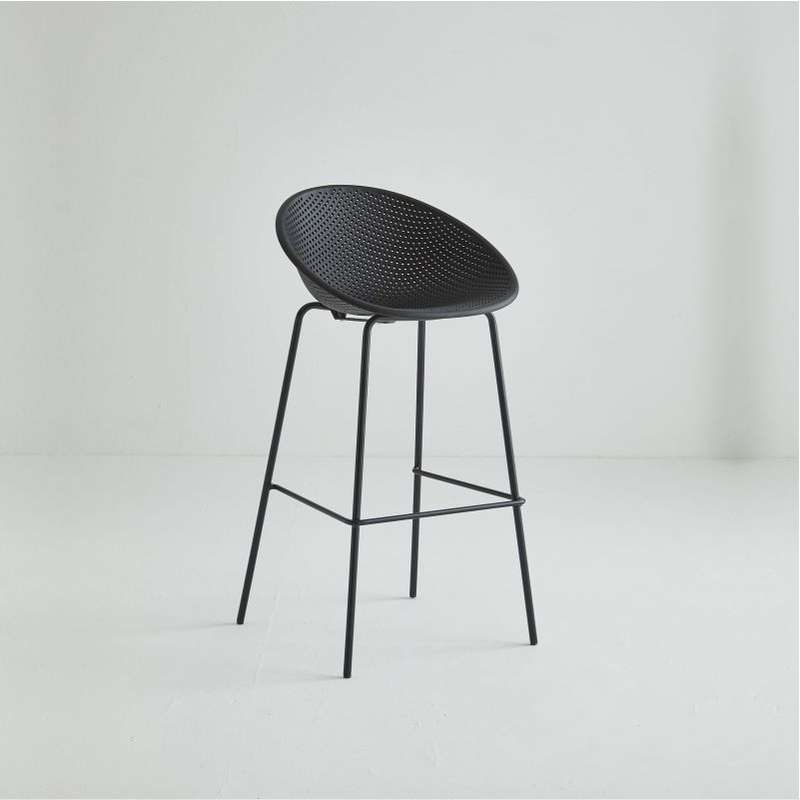 Monaco Bar Stool-Black