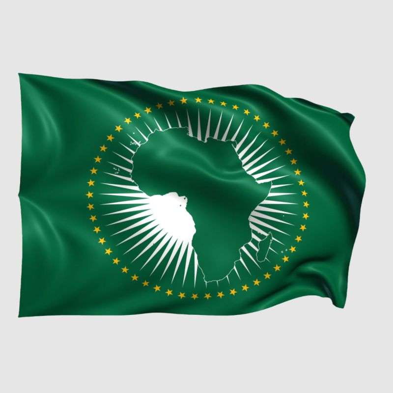 African Union Flag Double Sided 1850x1200mm