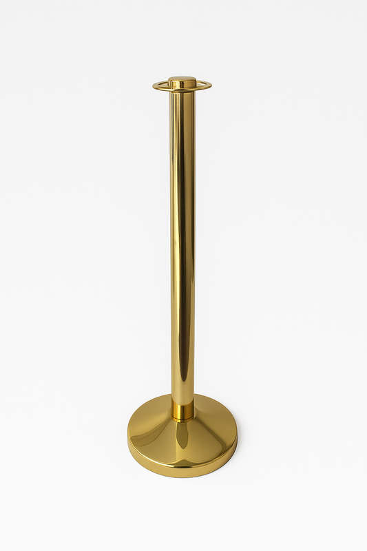 Flat Top Gold Stanchion Domed Base Design