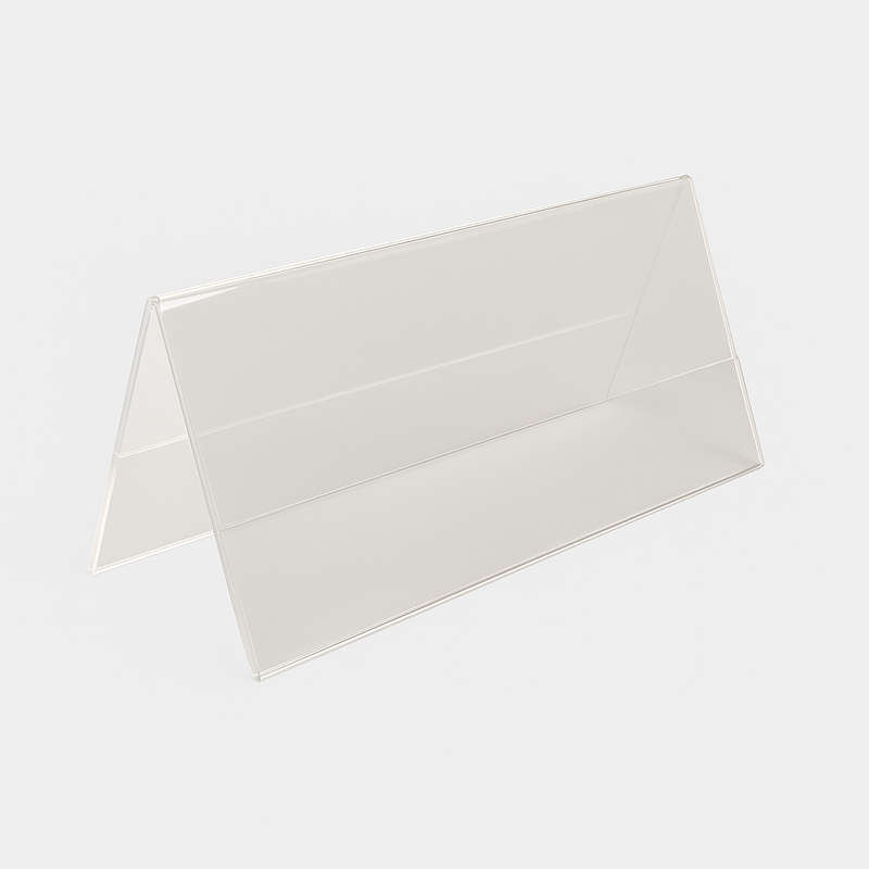 Double Sided Acrylic Name Card Holder 220 x 120mm