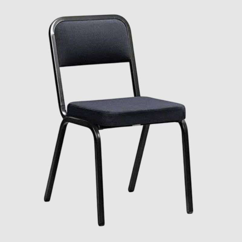 Rocking Banquet Chiar Black Frame & Black Fabric Finish