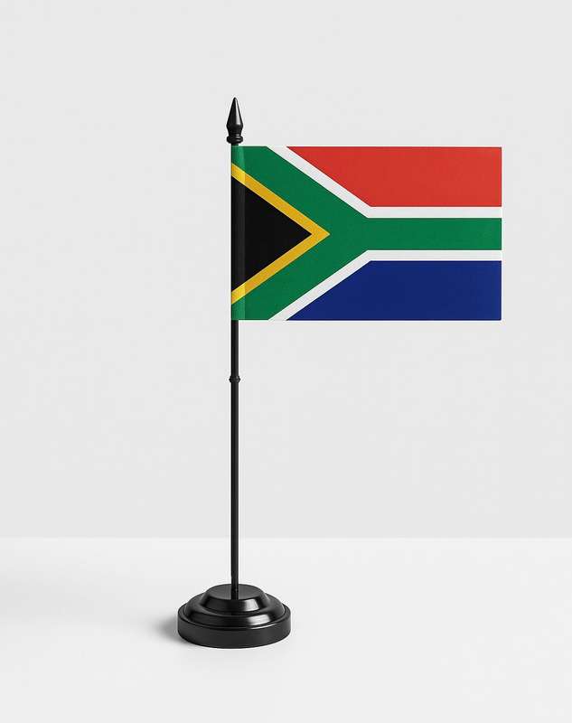 Plastic Desk Flag Stand-Black Colour