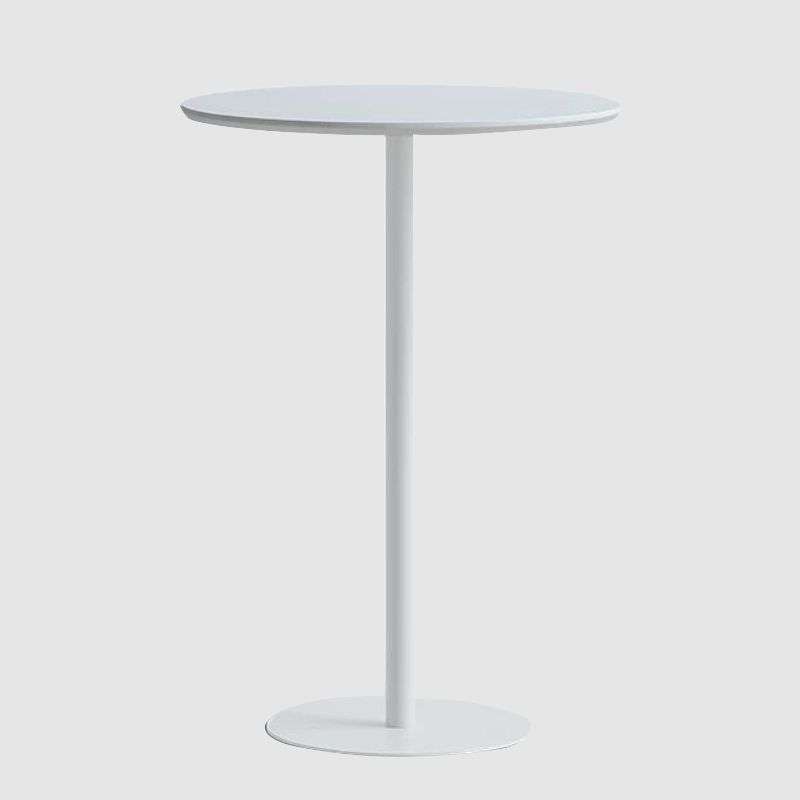 Outdoor Round Bar Table 60cm-White Colour