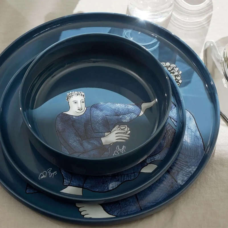 Indigo Blues Side Plates, Set Of 4