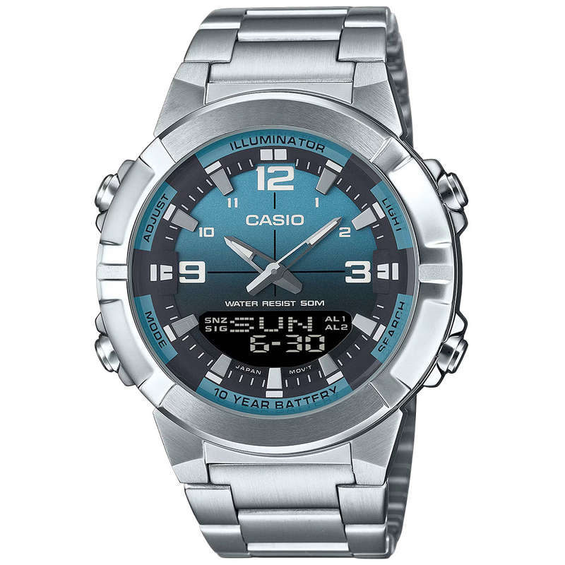 Standard Men's 50m World Time AnaDigi Wrist Watch, AMW-870DA