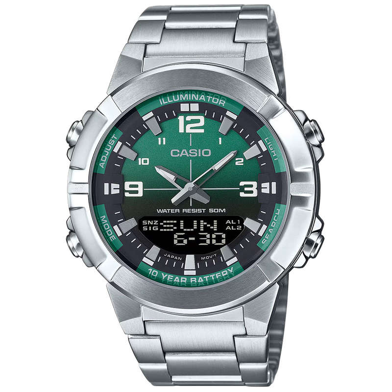 Standard Men's 50m World Time AnaDigi Wrist Watch, AMW-870DA