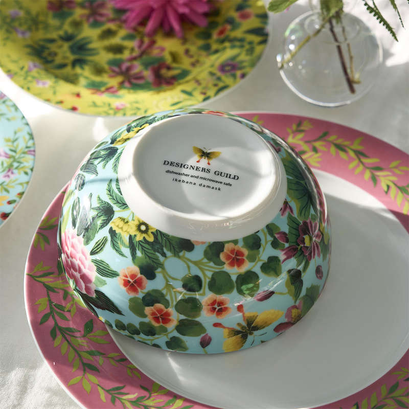 Ikebana Dinner Plates, Set Of 4