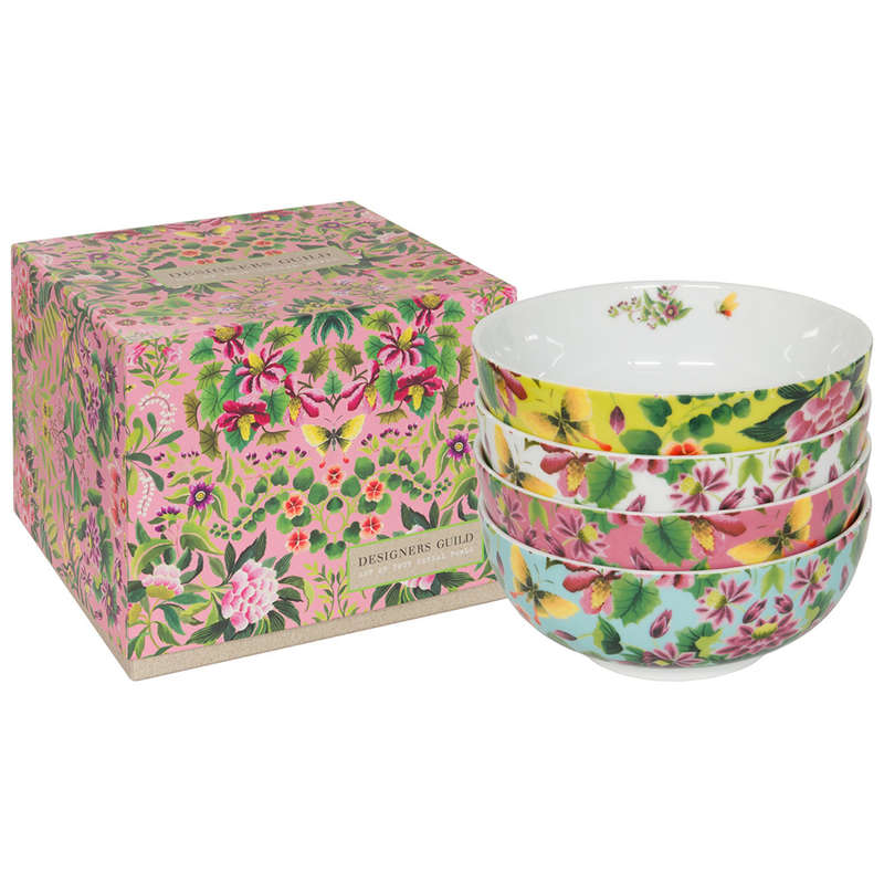Ikebana Cereal Bowls, Set Of 4