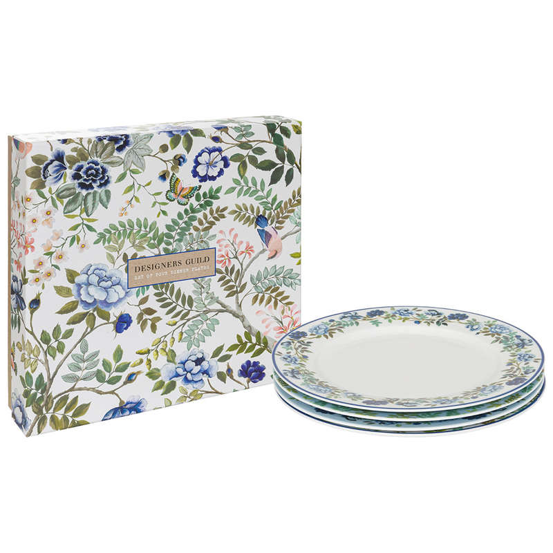 Porcelaine De Chine Dinner Plates, Set Of 4