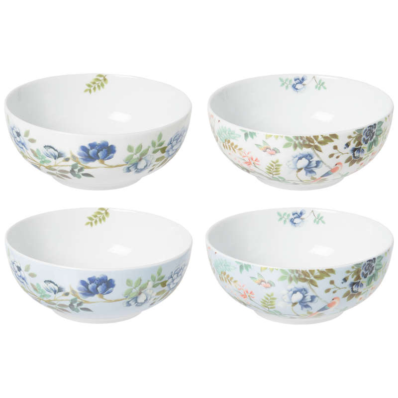 Porcelaine De Chine Cereal Bowls, Set Of 4