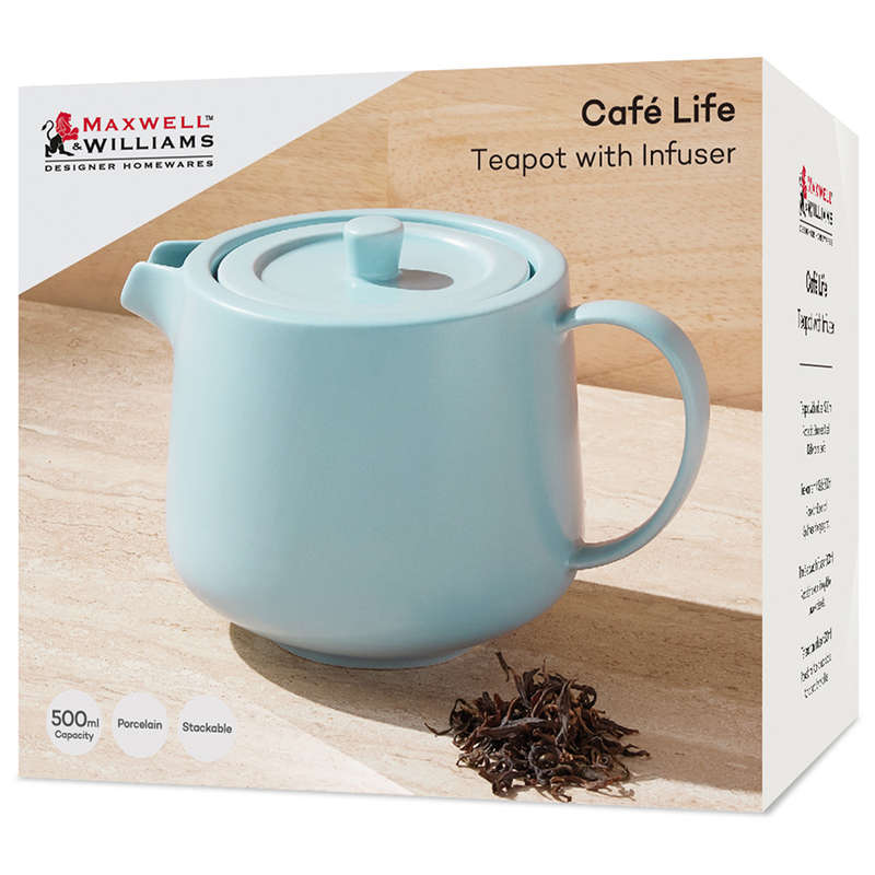 Cafe Life Teapot With Infuser, 500ml
