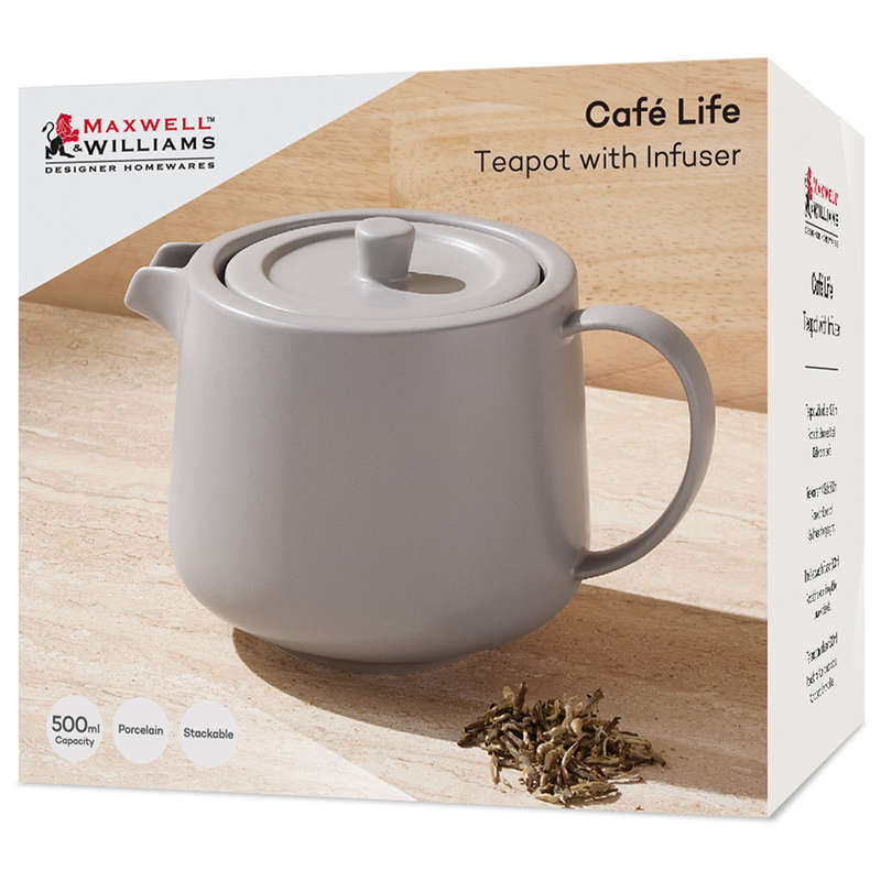 Cafe Life Teapot With Infuser, 1L