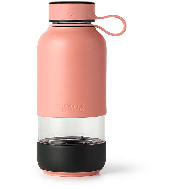 To Go Glass Drinking Bottle, 600ml