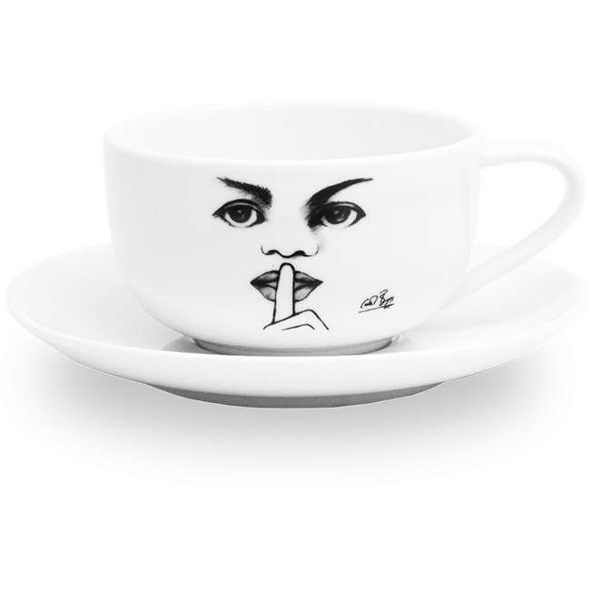 Sketchbook Cup & Saucer