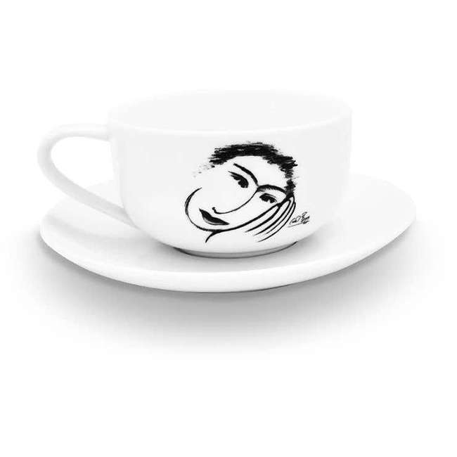 Sketchbook Cup & Saucer