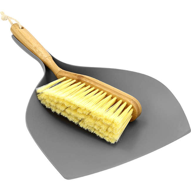 Bamboo Brush And Duster Set