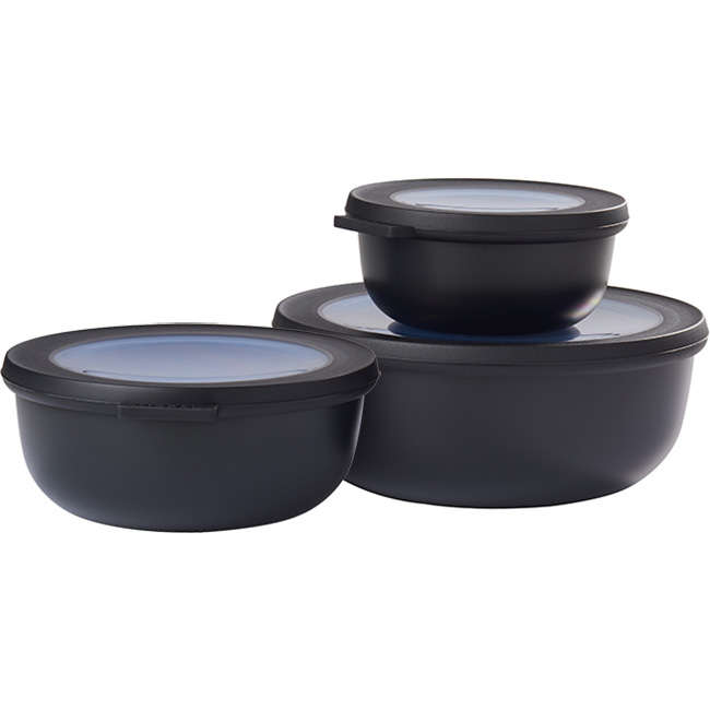 Cirqula Shallow Multi Bowl Set, 3pc