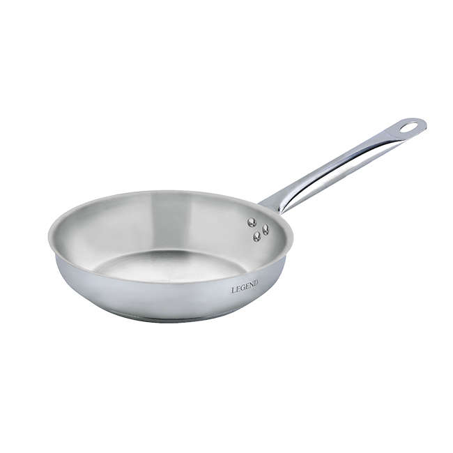 Professional Chef Stainless Steel Frying Pan, 24cm