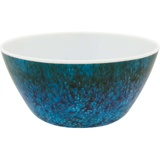 Melamine Mottled Seas Dessert Bowl, 15cm