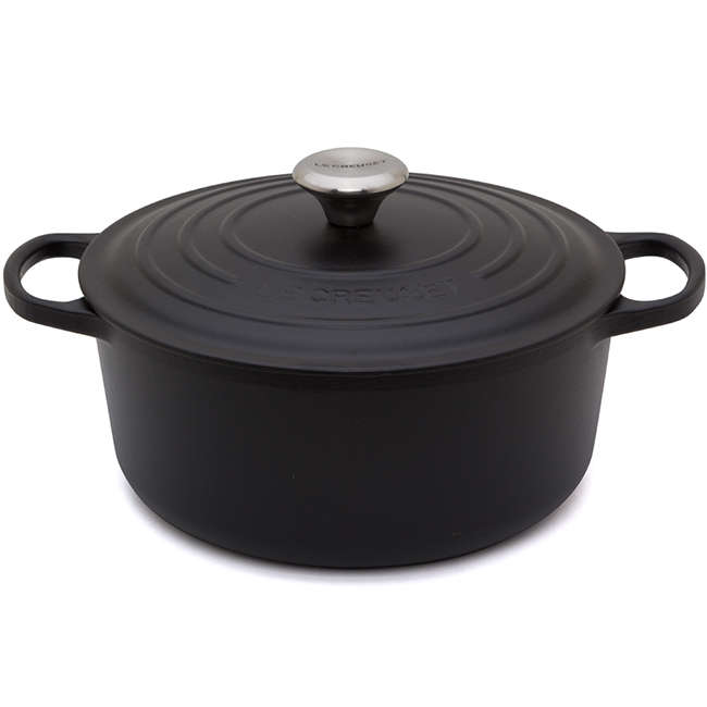 Signature 20cm Round Cast Iron Cocotte, 2.4L