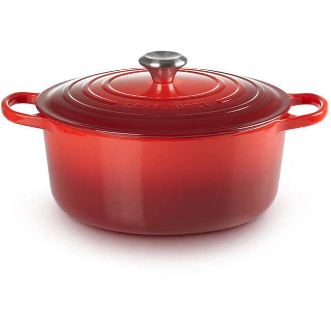 Signature 24cm Round Cast Iron Casserole, 4.3L