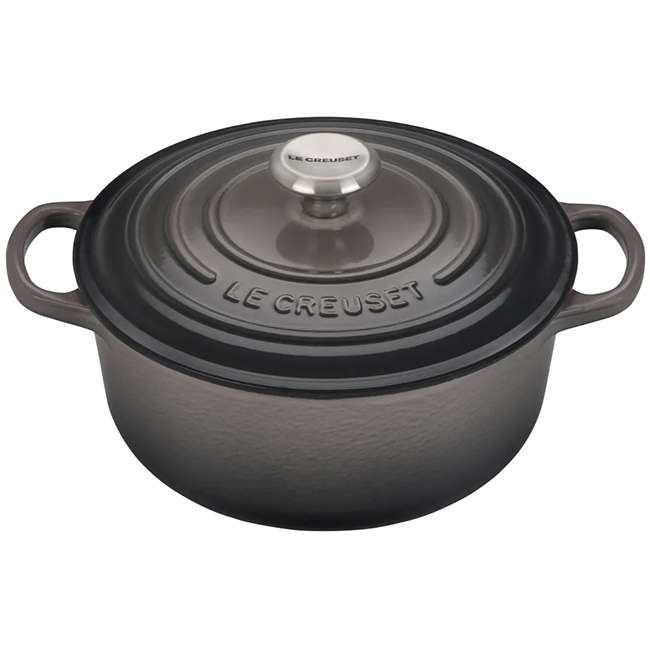 Signature 26cm Round Cast Iron Casserole, 5.3L