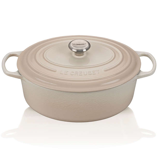 Signature 35cm Oval Cast Iron Casserole, 9L