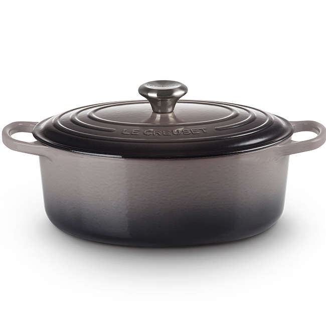 Signature 31cm Oval Cast Iron Casserole, 6.3L