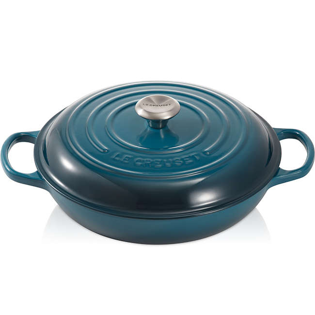 Signature 26cm Cast Iron Shallow Casserole, 2L