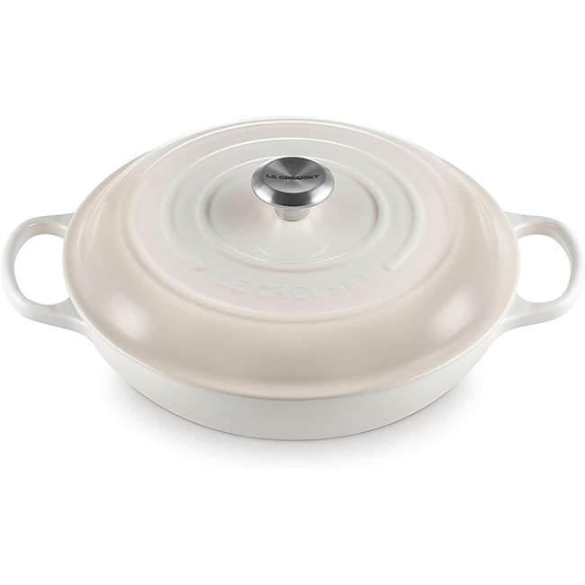 Signature 26cm Cast Iron Shallow Casserole, 2L