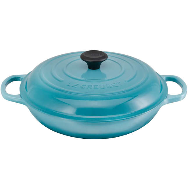 Signature 26cm Cast Iron Shallow Casserole, 2L