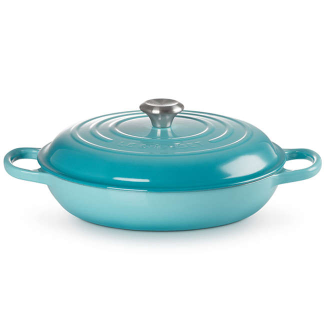 Signature 30cm Cast Iron Shallow Casserole, 3.5L