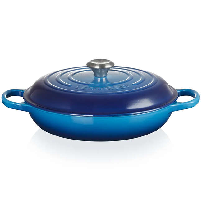 Signature 30cm Cast Iron Shallow Casserole, 3.5L