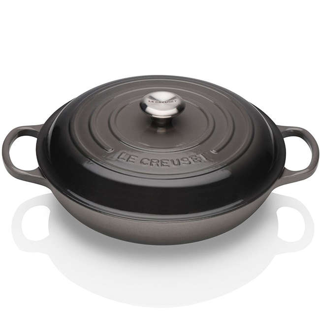 Signature 30cm Cast Iron Shallow Casserole, 3.5L
