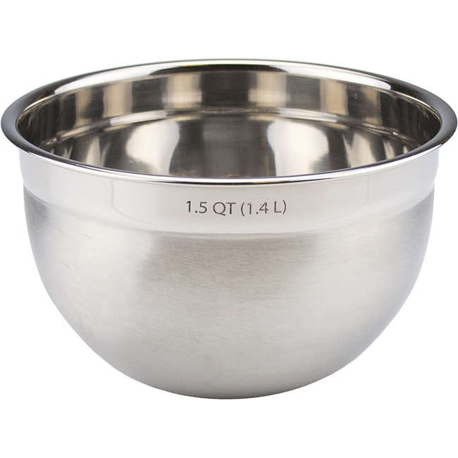 Deep Stainless Steel Mixing Bowl