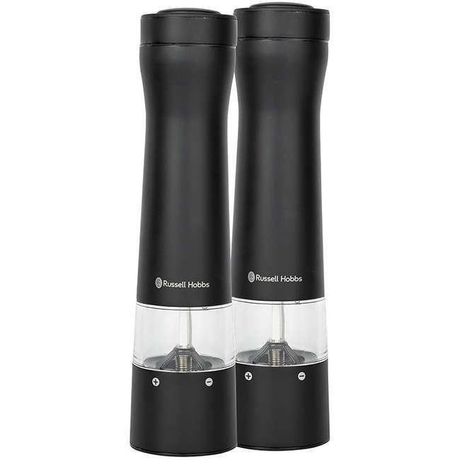 Illuminated Battery Operated Salt &amp; Pepper Mill Set