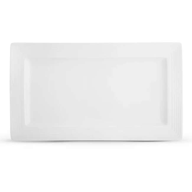 Arctic White Rectangular Platter, 30cm