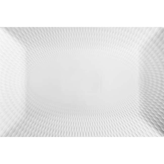 White Basics Diamonds Rectangular Platter