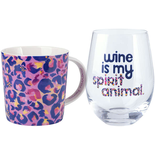 Kasey Rainbow's Wild At Heart Mug & Glass Set