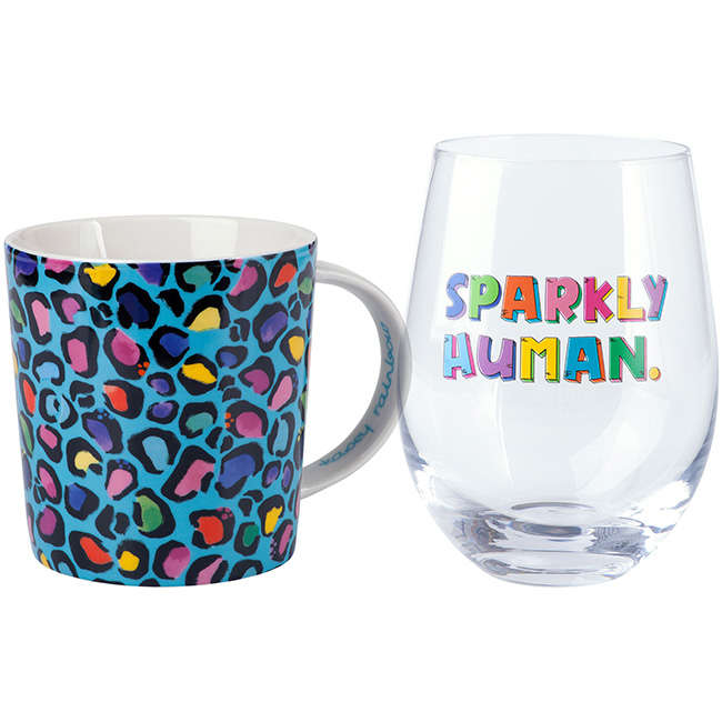 Kasey Rainbow's Wild At Heart Mug & Glass Set