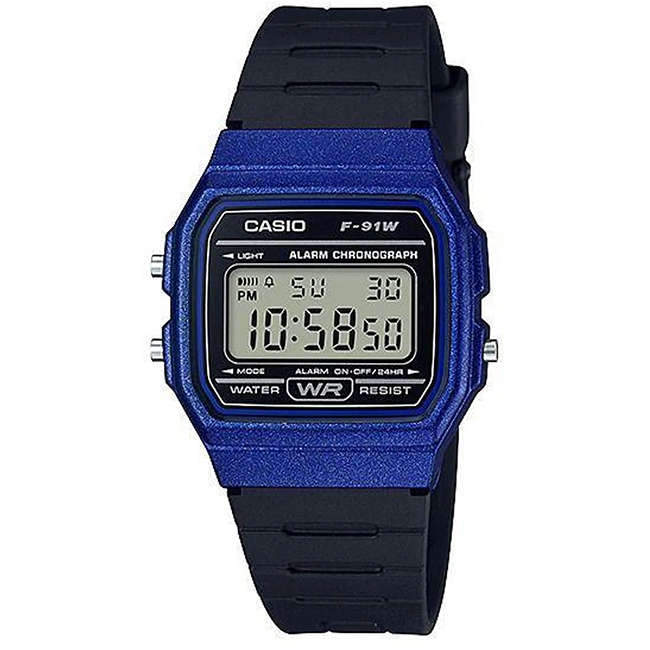 Retro Men's Digital Wrist Watch, F-91WM