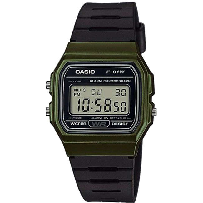 Retro Men's Digital Wrist Watch, F-91WM