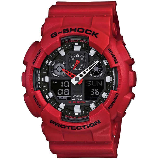 G-Shock Men's 200m AntiMag AnaDigi Wrist Watch, GA-100B