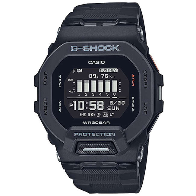 G-Shock 200m Bluetooth Fitness Digital Wrist Watch, GBD-200