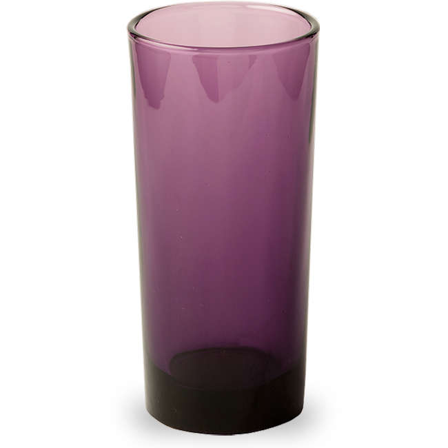 Solid Handmade Coloured Hiball Glasses, Set Of 4