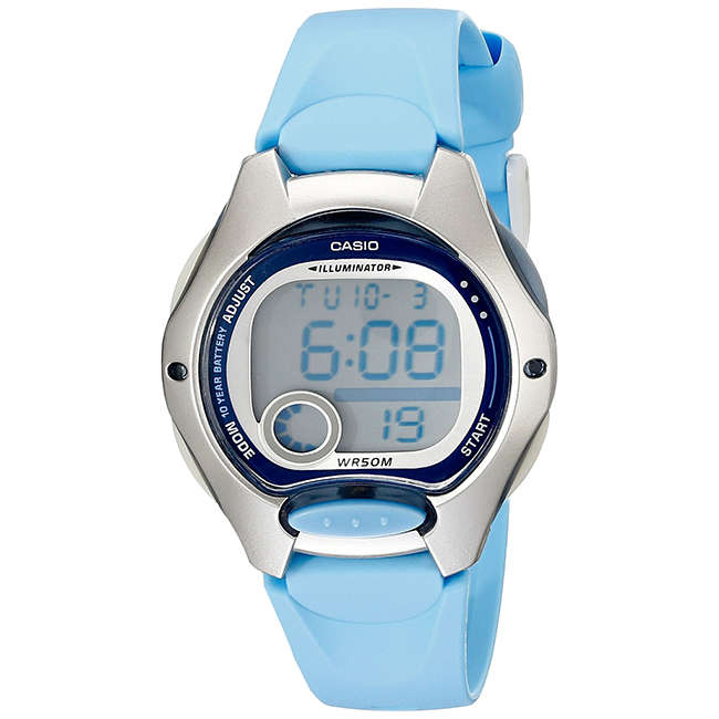 Standard Women's 50m Digital Wrist Watch, LW-200