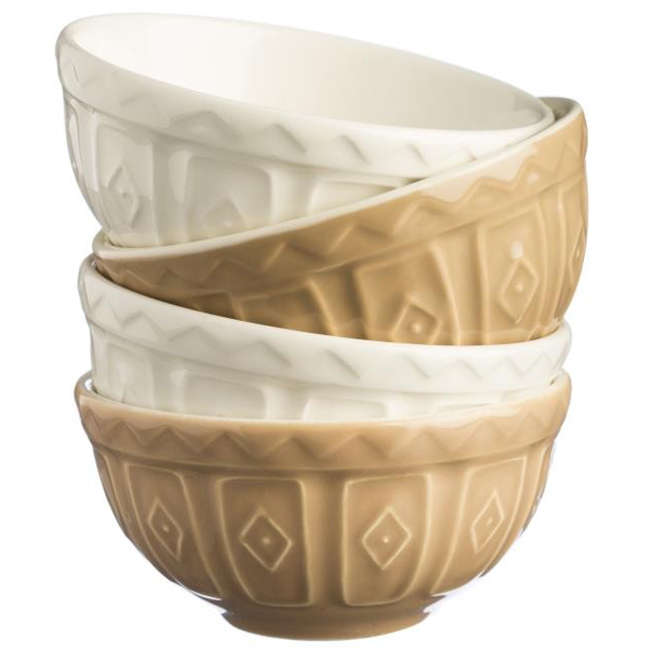 Cane Food Prep Bowls, Set Of 4